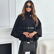 Elun | Chic Butterfly Jacket with Belt - Black