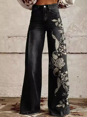 Black | Boho Vintage Pants