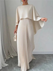 Charlotte | Elegant Bat Sleeve Dress
