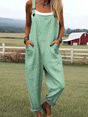 Vintage Floral Jumpsuit