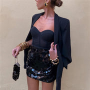 Magda - Chic Sequins Skirt