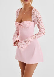 Frida Mini Dress - Pink
