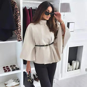 Elun | Chic Butterfly Jacket with Belt - Apricot
