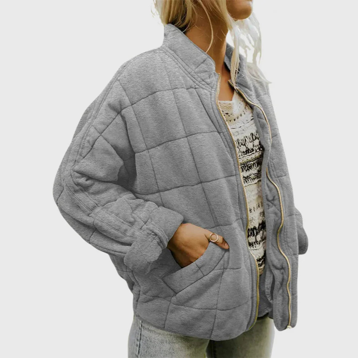 Jyn | Elegant Coat - Gray
