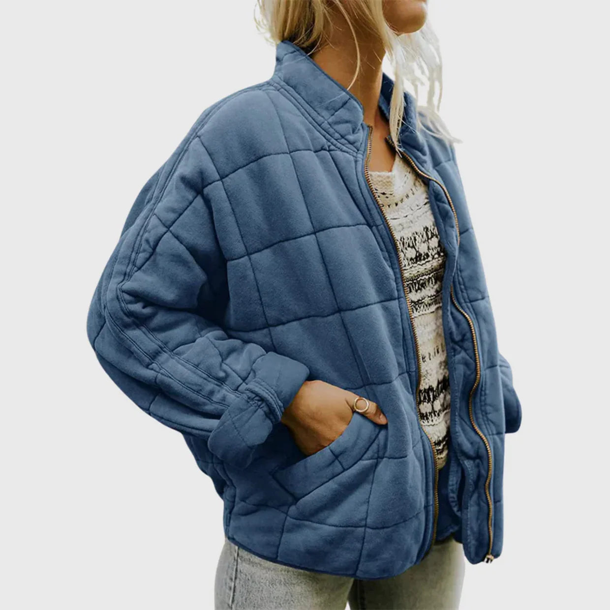 Jyn | Elegant Coat - Blue