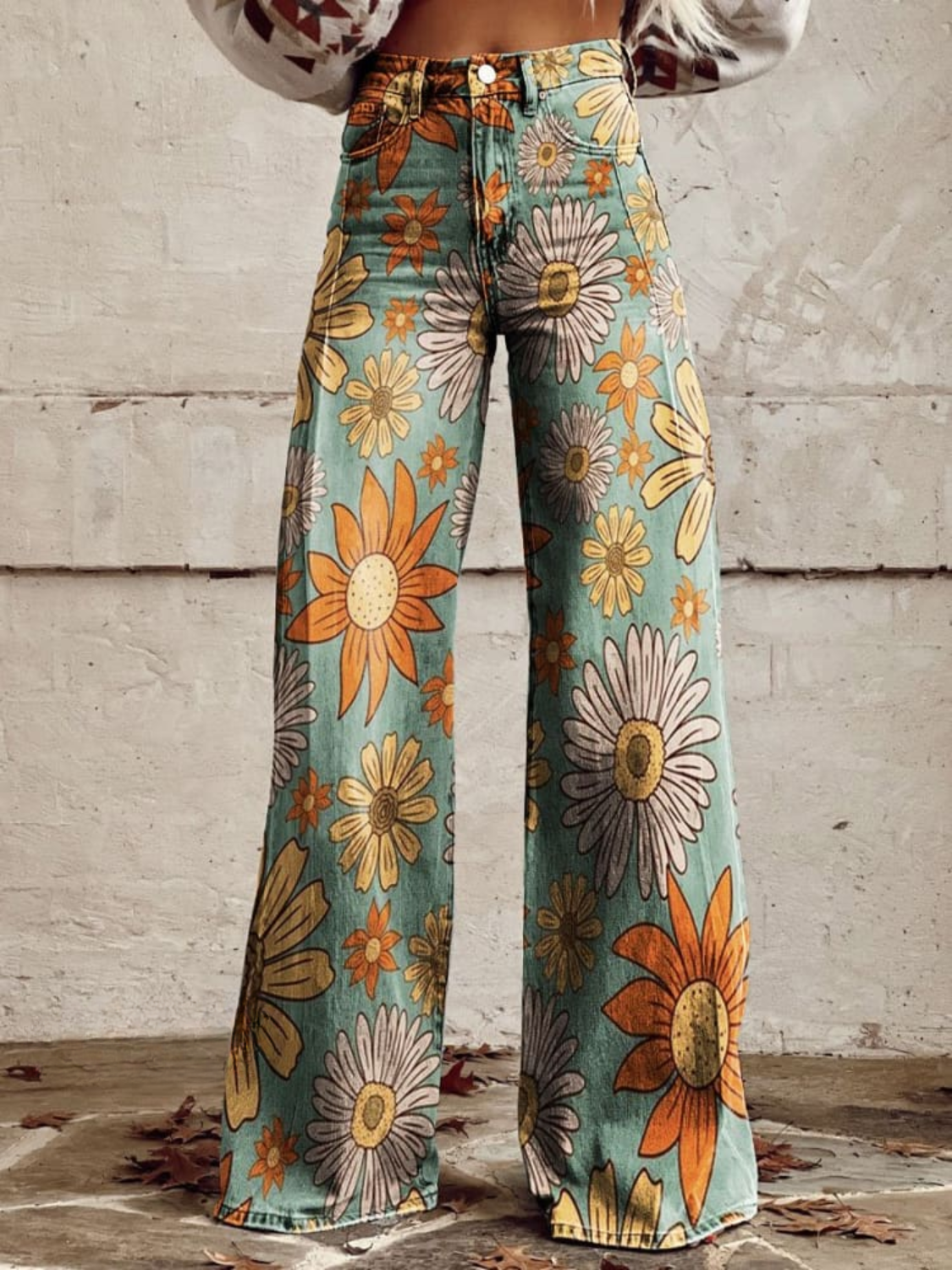 CIRILLA | VINTAGE FLORAL TROUSERS