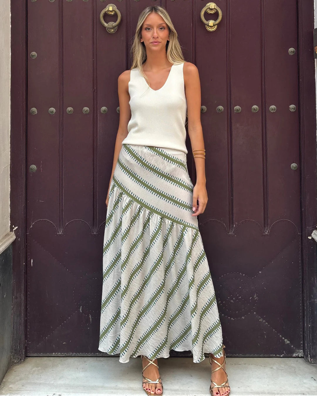Giselle | Green Niza Skirt