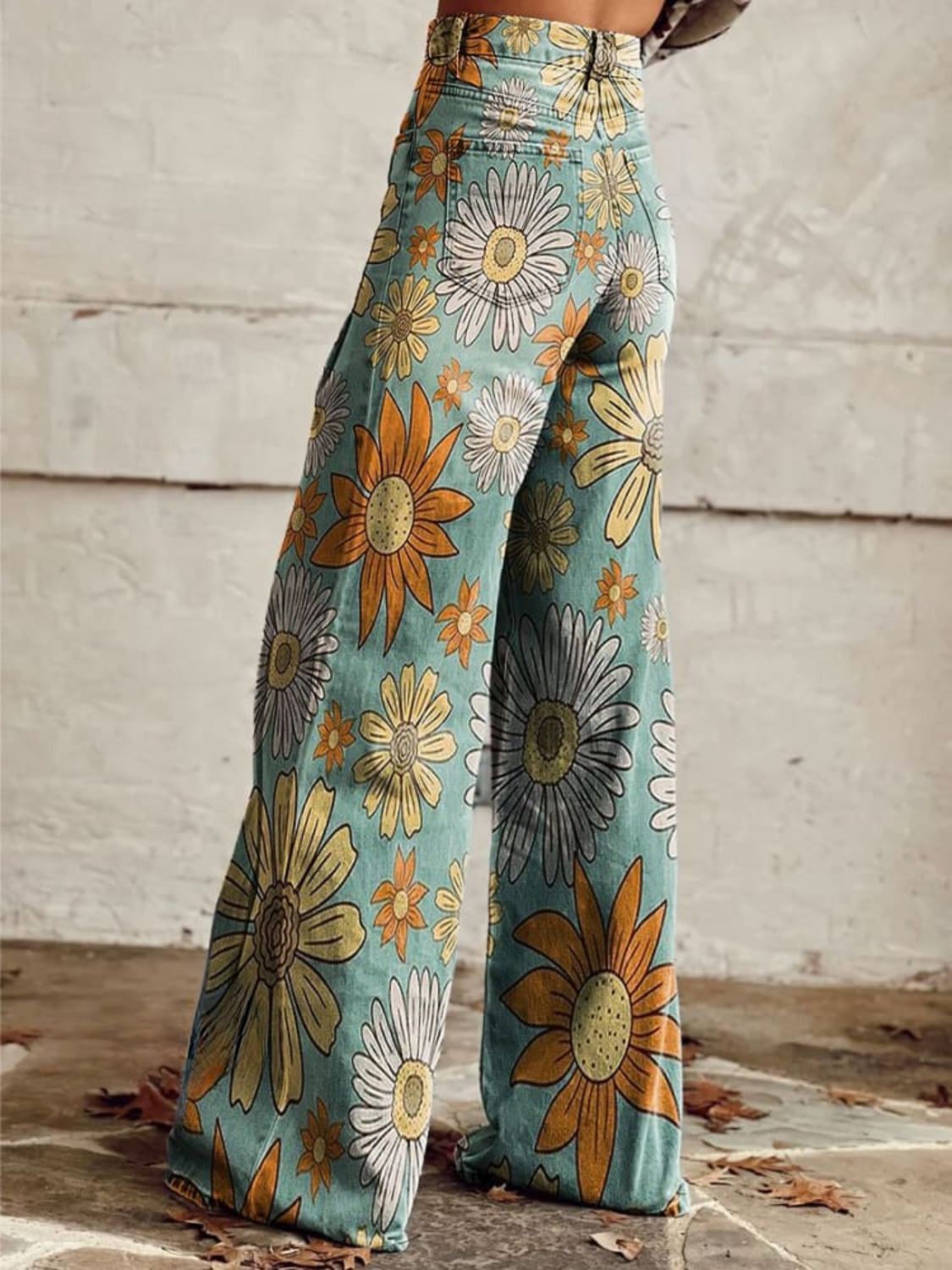 CIRILLA | VINTAGE FLORAL TROUSERS