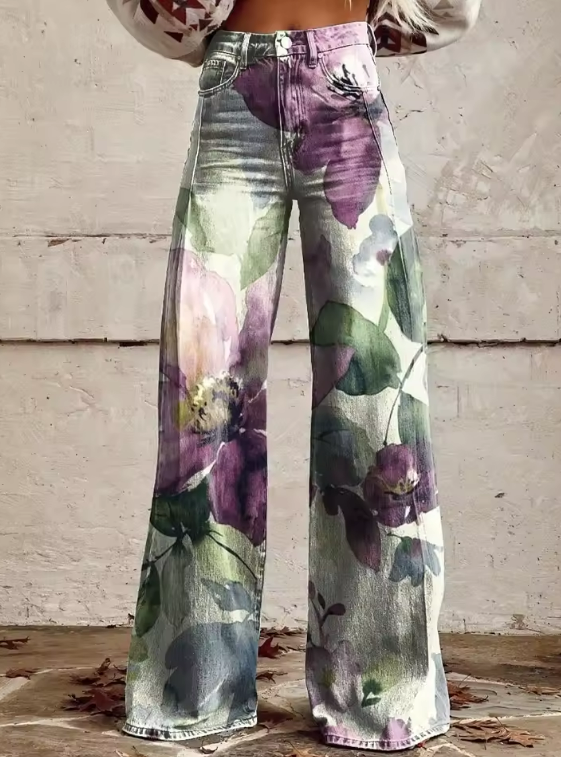 Ashford Flower | Boho Vintage Trousers