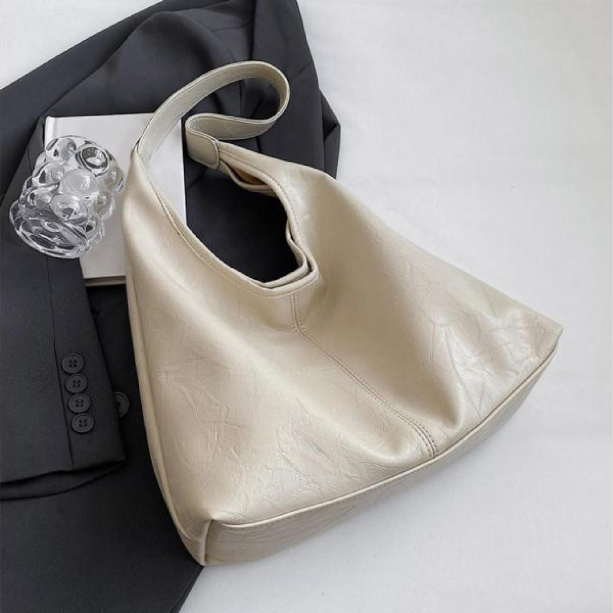 Sabine | Distressed Leather Tote