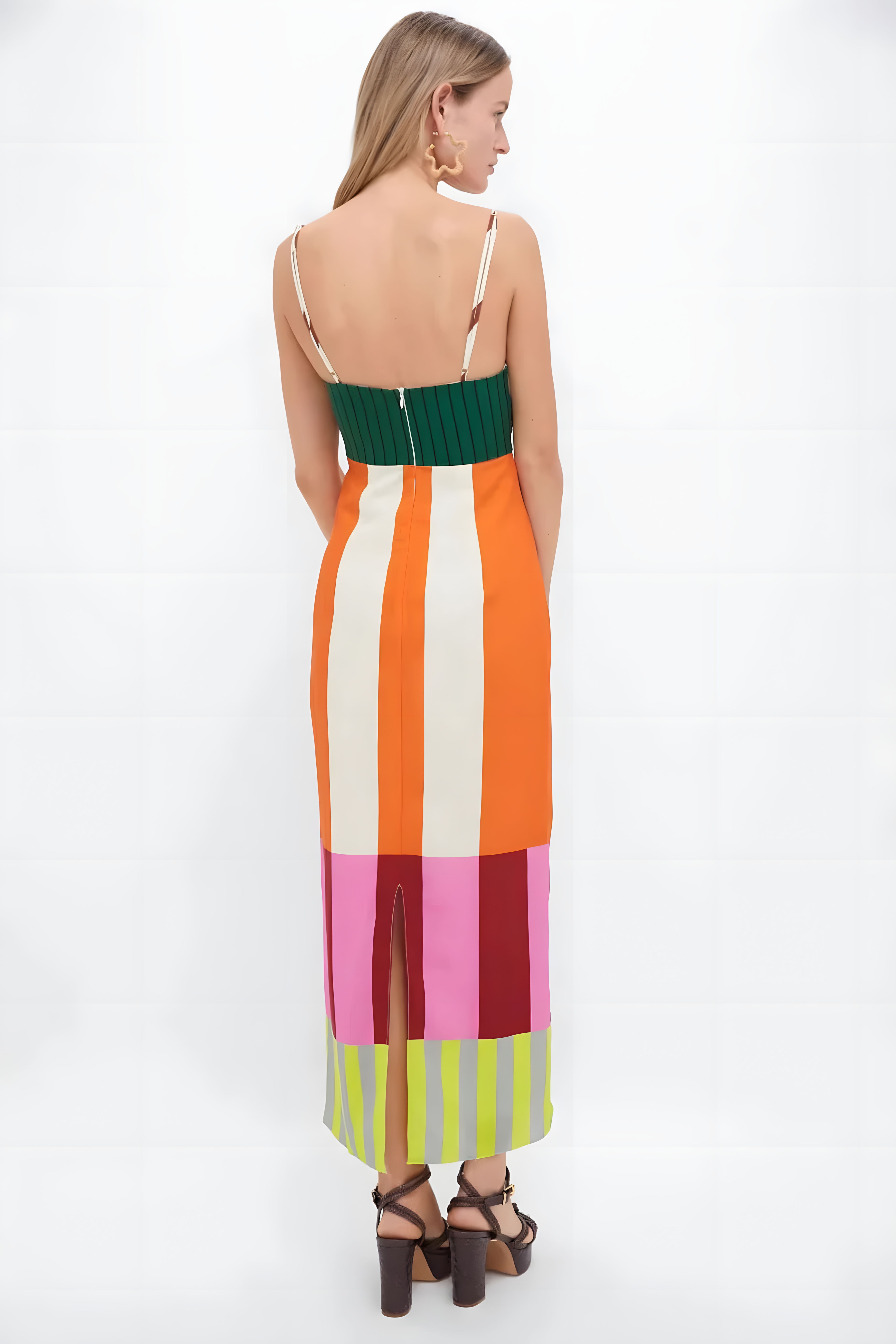 Adeline | Striped Maxi Dress