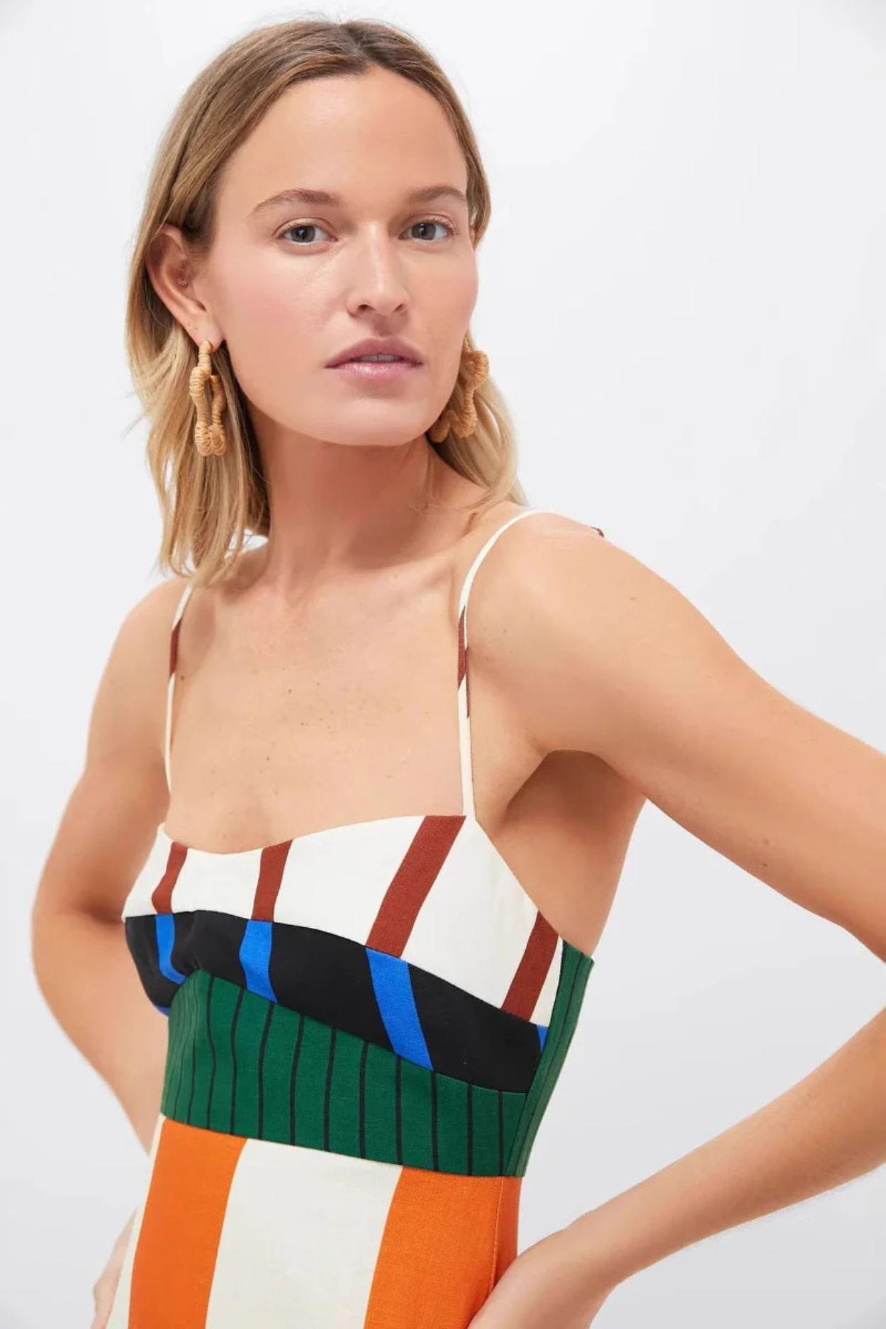 Adeline | Striped Maxi Dress