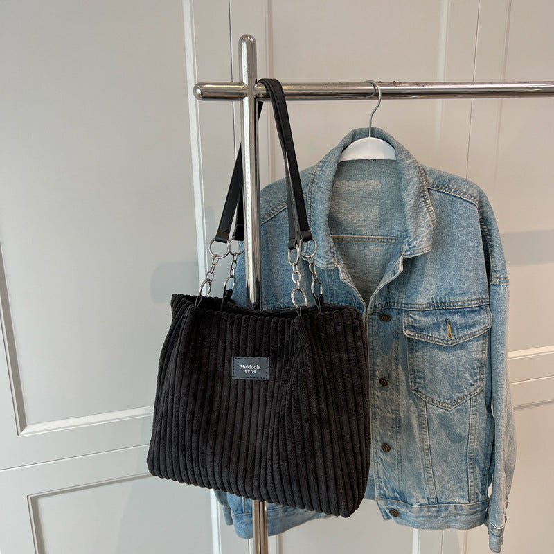 Ella | Corduroy Shoulder Bag