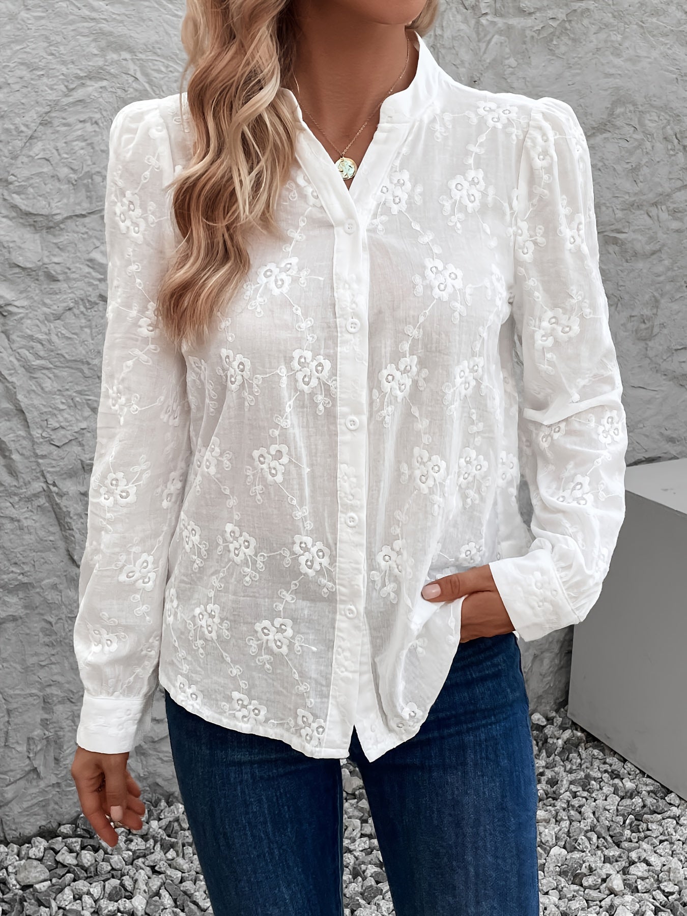 Isabelle | Elegant Cotton Blouse