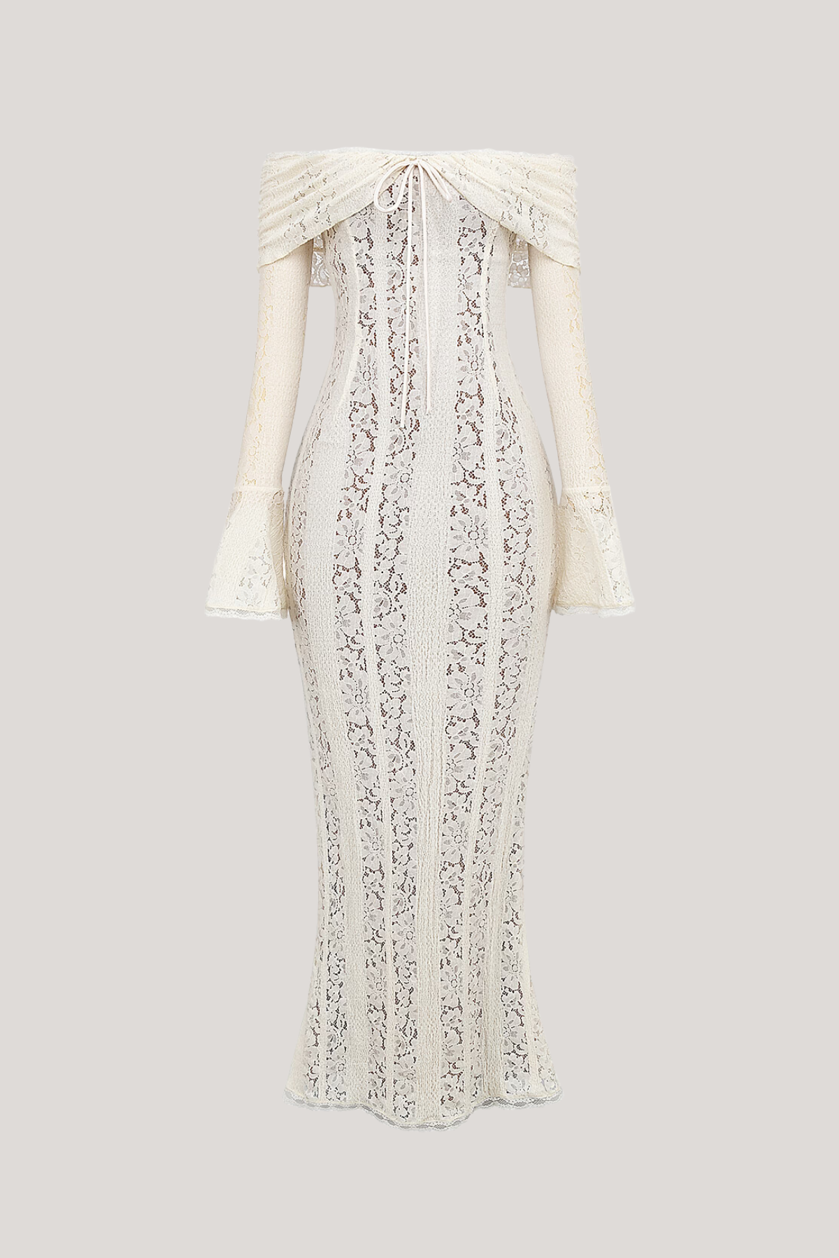 Lana | Off-Shoulder Lace Maxi Dress