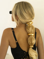 Ines - Golden Pony Hair Tie