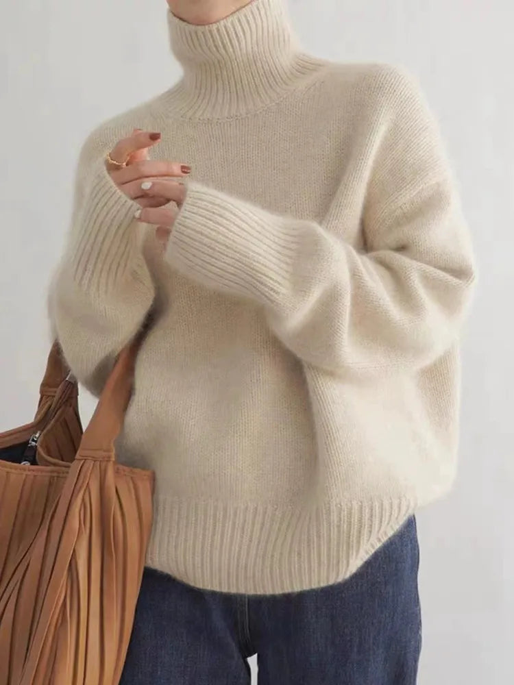 Milena - Comfortable Turtleneck Sweater
