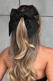 Siena - Black Bow Hairclip