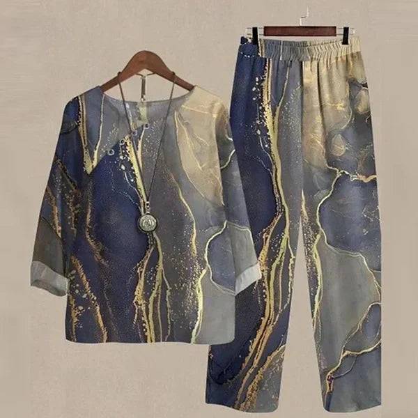 Katell – Ensemble chemise et pantalon confortable et chic