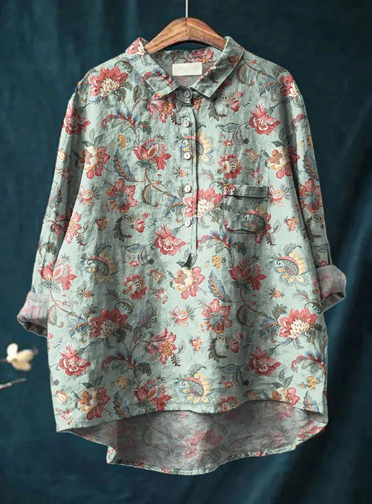 Margot | Classic Floral Blouse