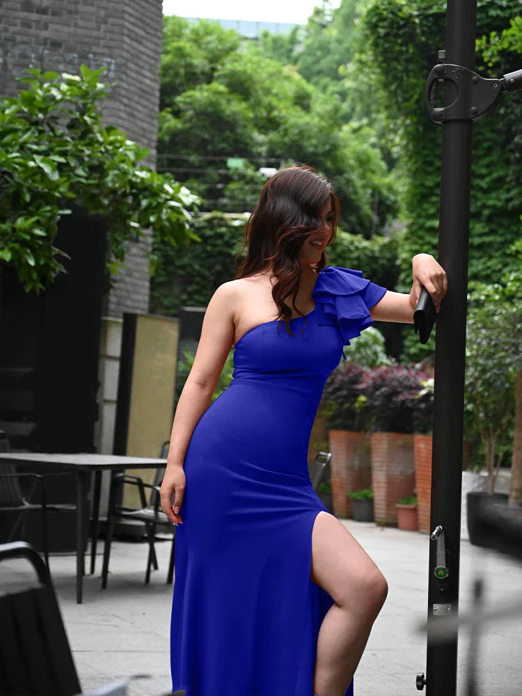 Amara | One-Shoulder Evening Gown
