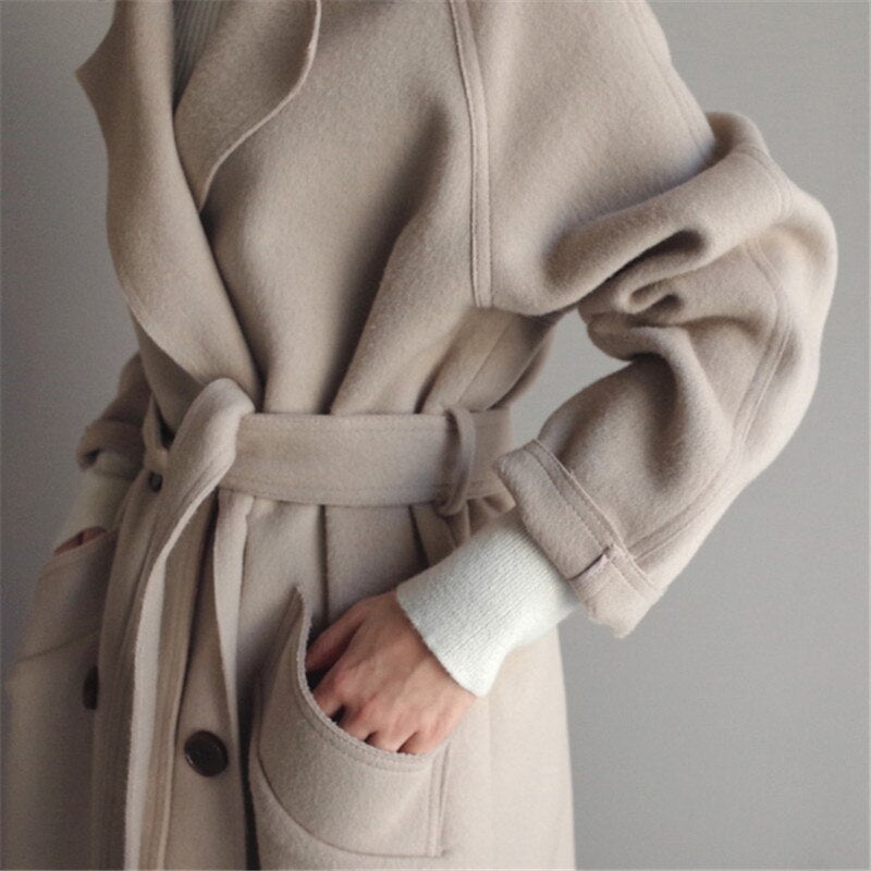 Vibeke | Trenchcoat af uld