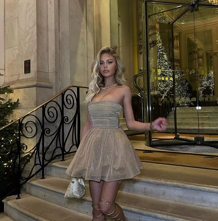 Katya - Sparkling Glitter Dress