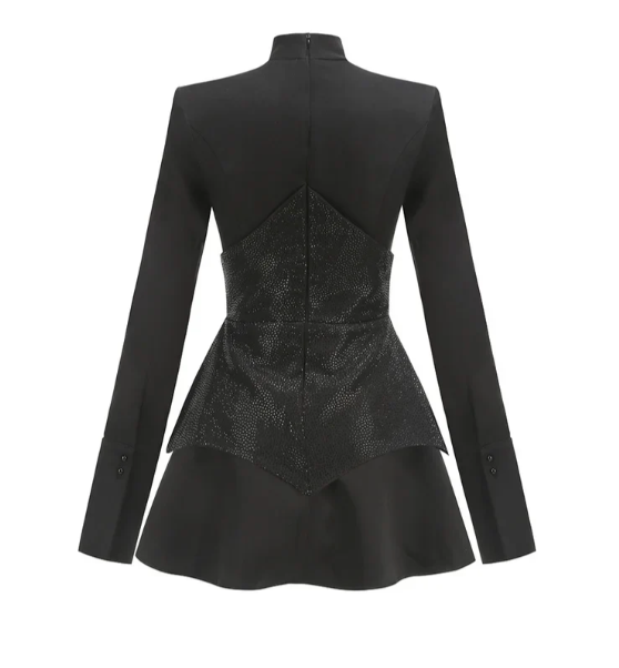 Adrina - Glitter Corset Dress