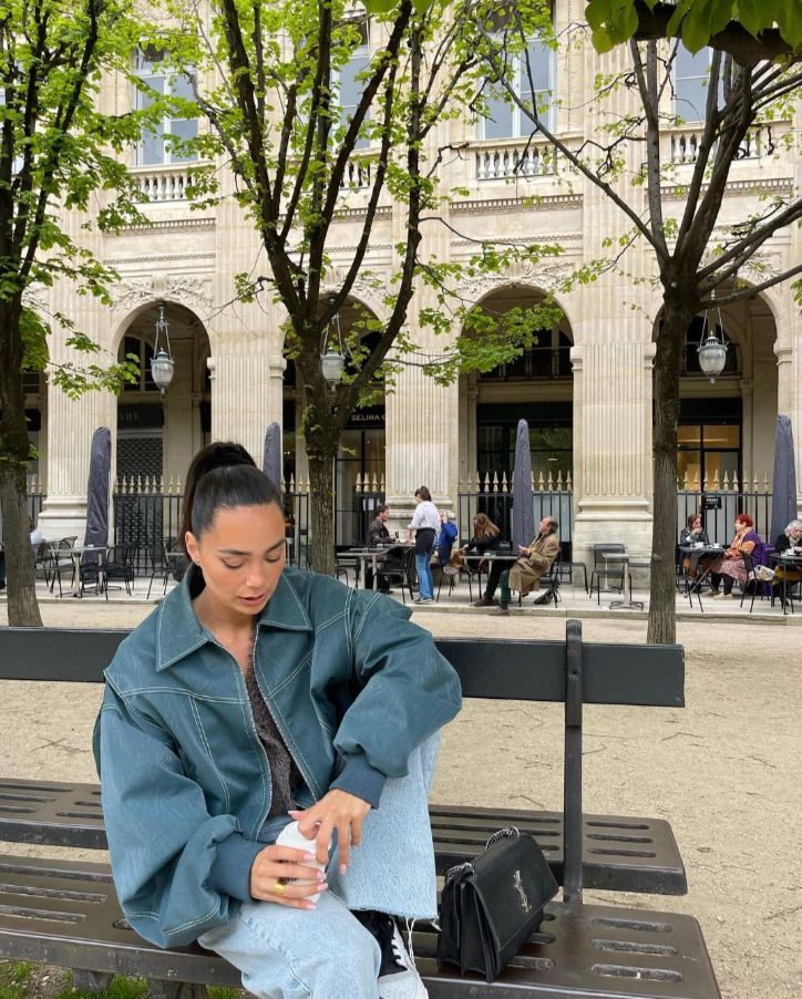 Jayla - Oversized Leather Zipper Jacket