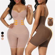 Silky Seamless Full Bodysuit Shapewear for Women Tummy Control Bodysuit Hip Lifting Butt Lifter Body Shaper Shorts