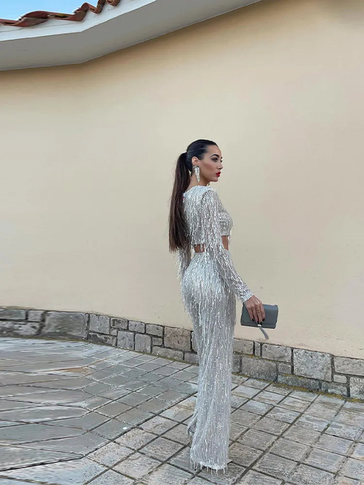 Izarah - Glistening Embellished Set