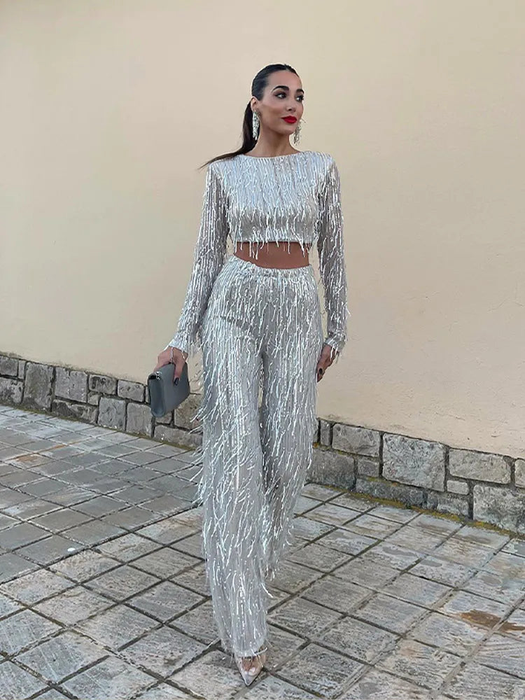 Izarah - Glistening Embellished Set