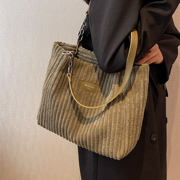 Ella | Corduroy Shoulder Bag
