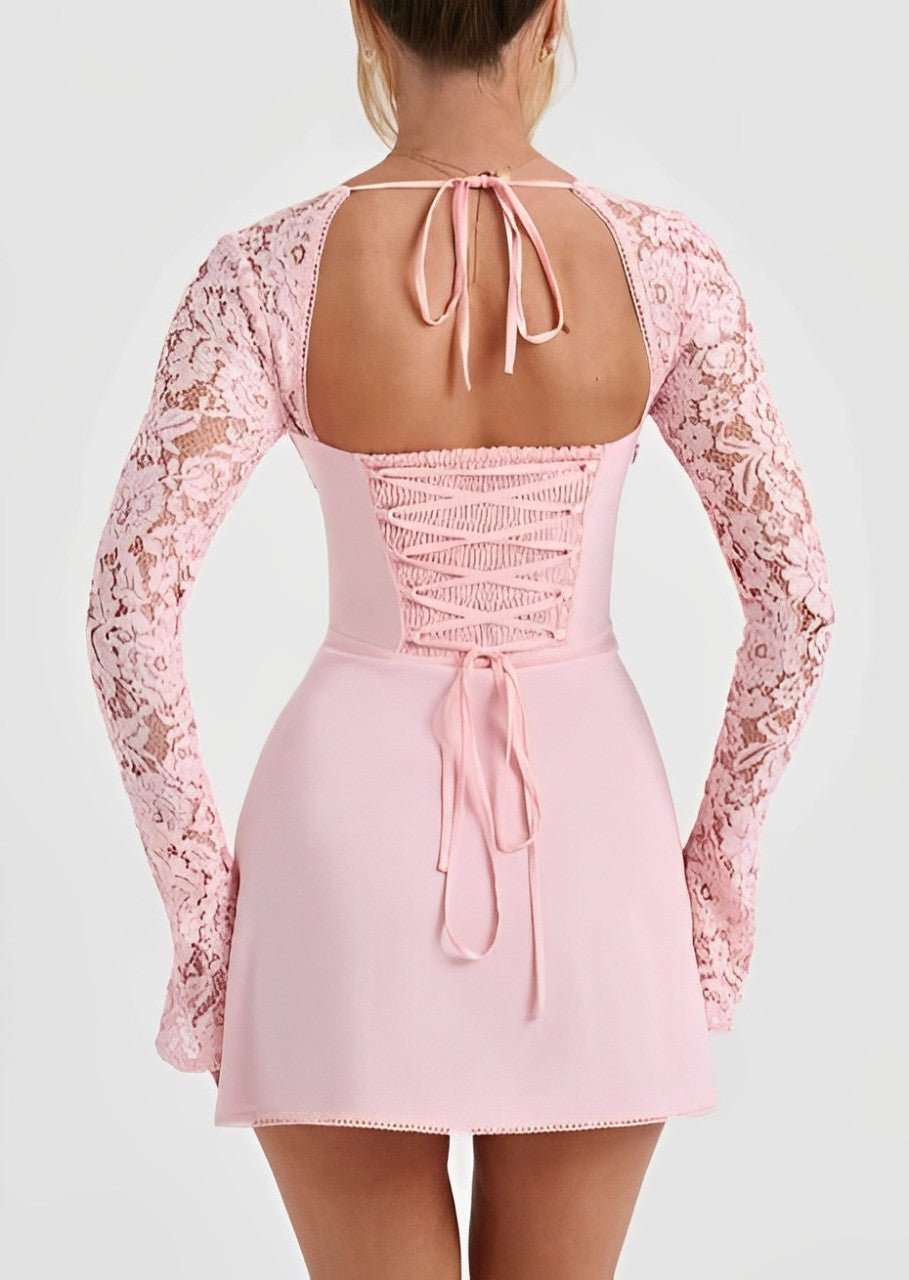 Frida Mini Dress - Pink