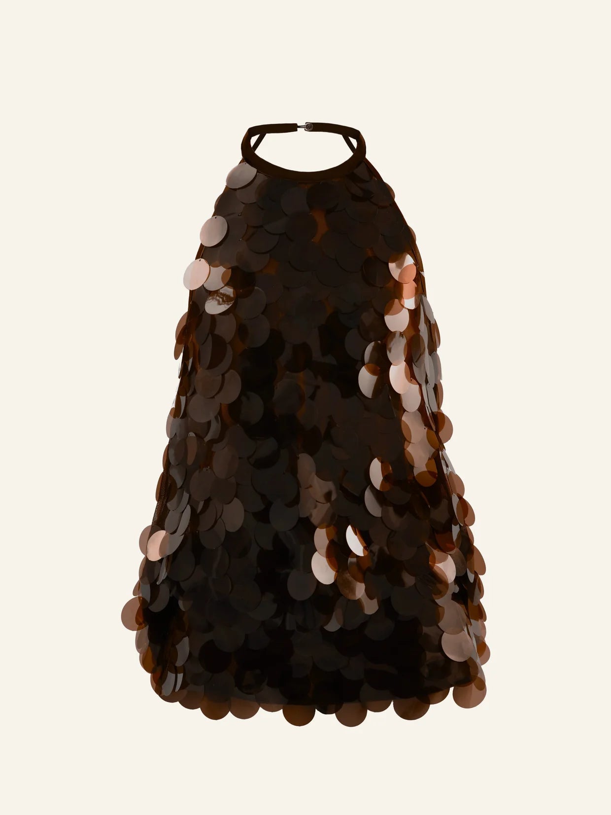 Kora | Captivating Mini Dress - Brown