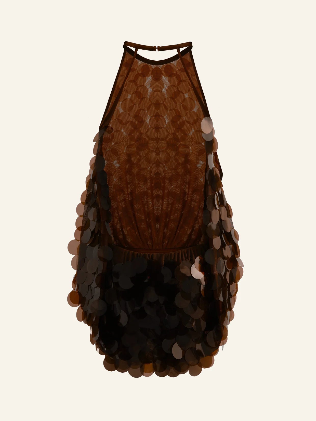 Kora | Captivating Mini Dress - Brown