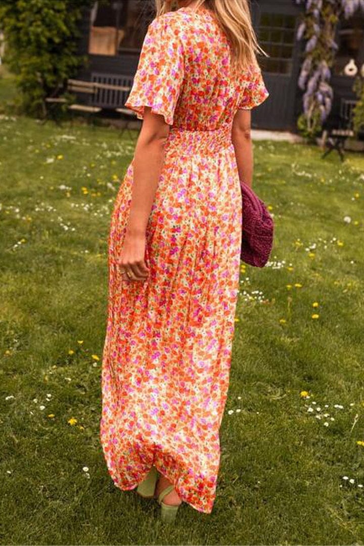 Diana | Elegant V-Neck Maxi Dress