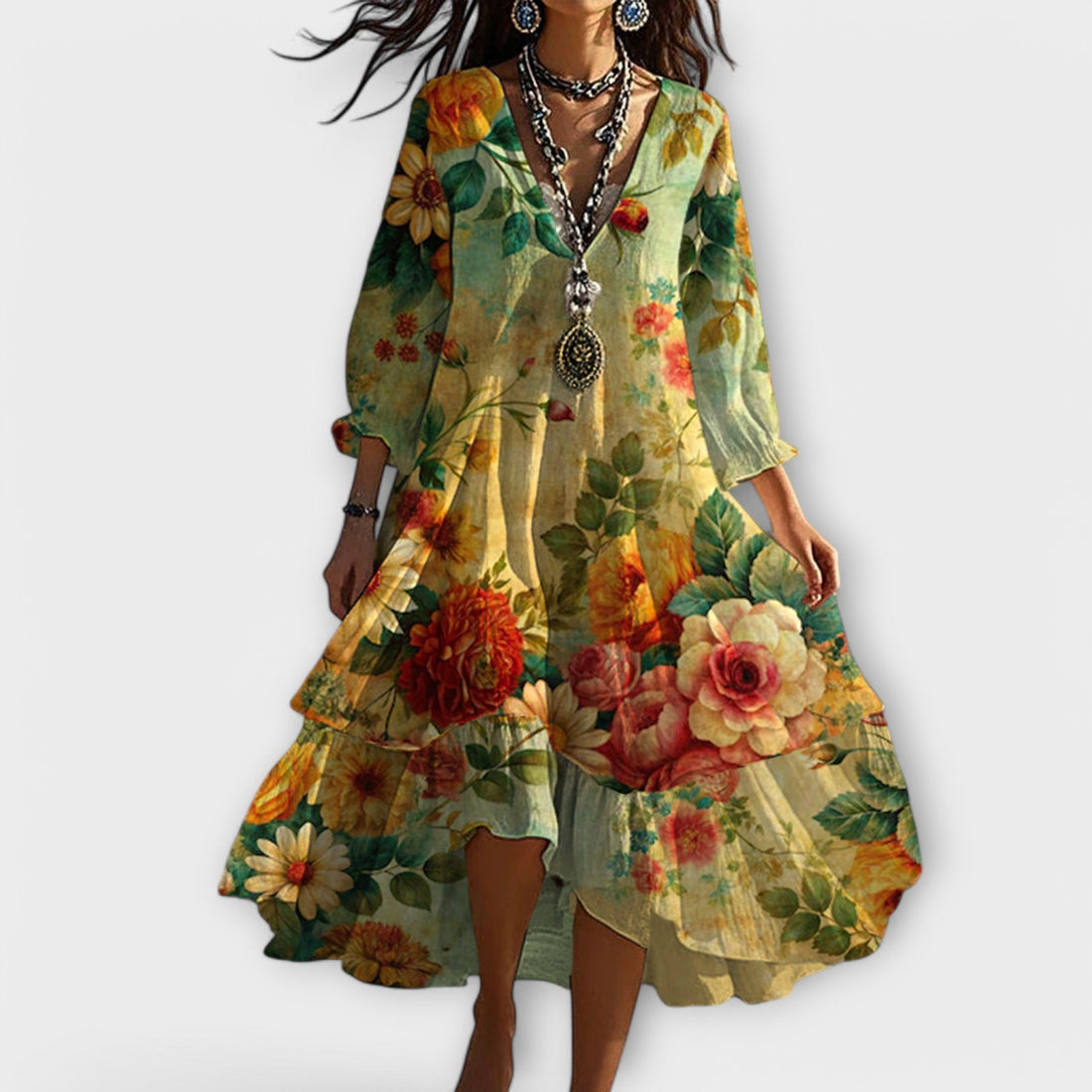 Beatrice | Elegant Floral Dress