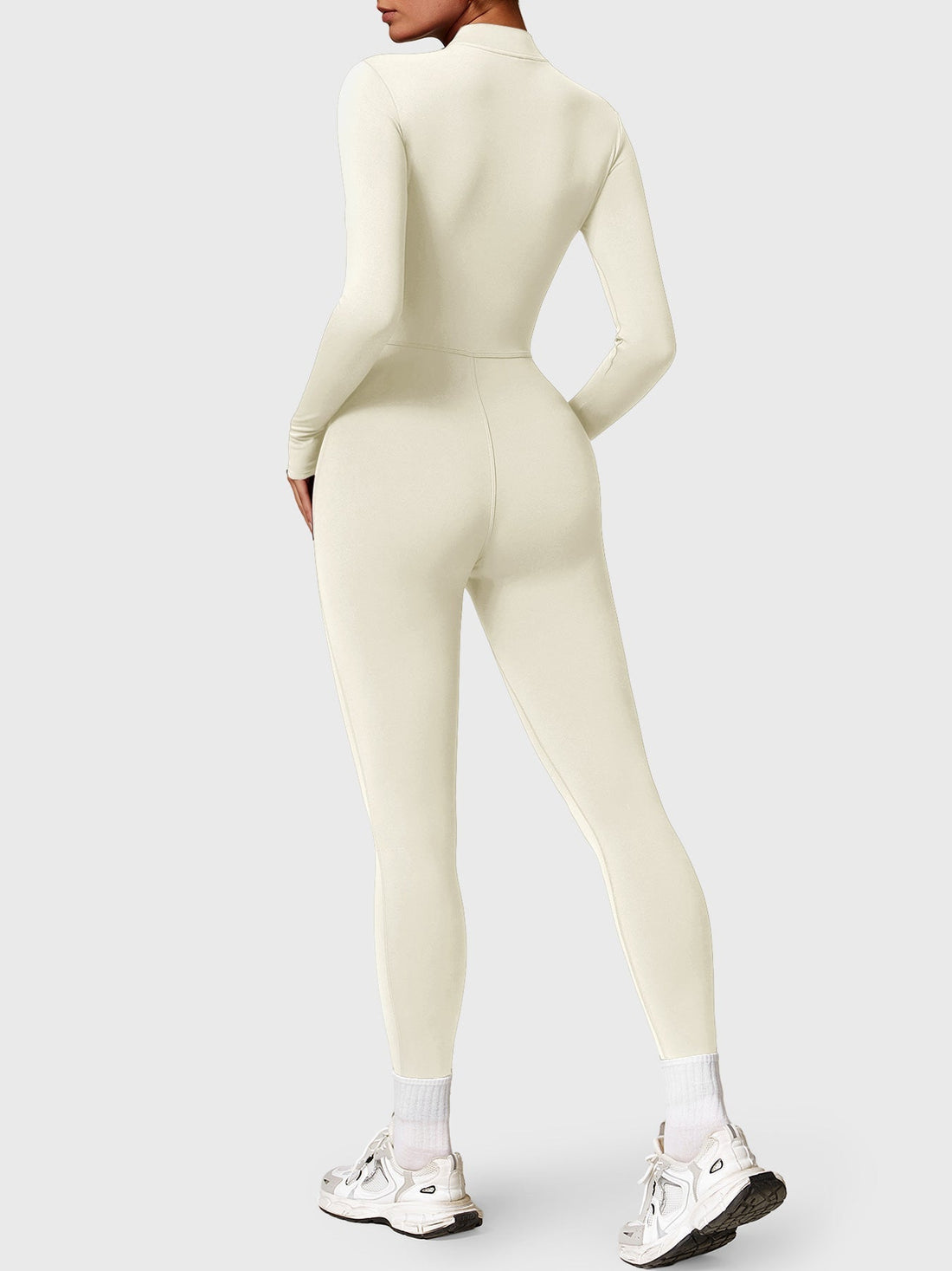 Yeoreo Belle Fleece Long Sleeve Zipper Jumpsuit